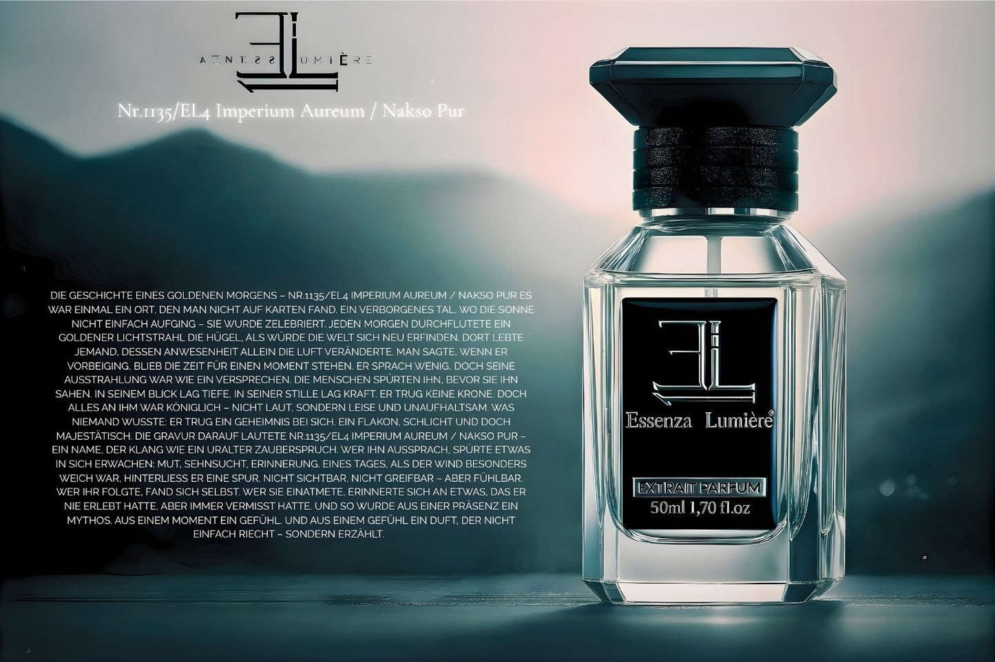 Nr.1135/EL4 Imperium Aureum / Nakso Pur Extrait Parfum 30% Duftölanteil Unisex