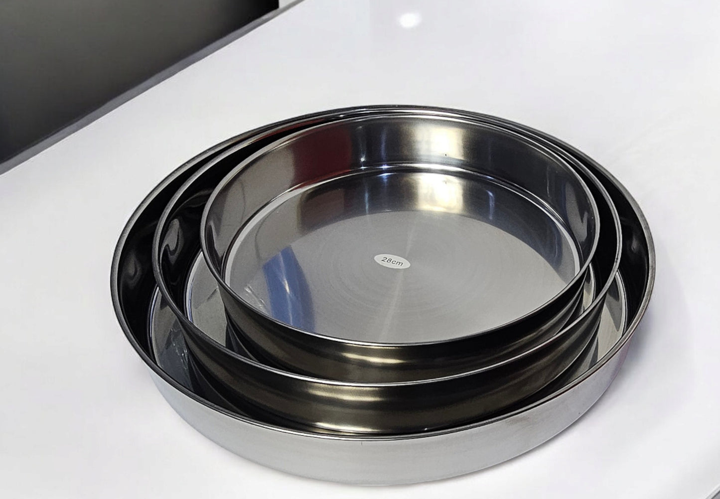 3x er Tabletten Set in 28 cm /32 cm /36 cm ( Ideal für Backen oder Kochen) - Dreamduft