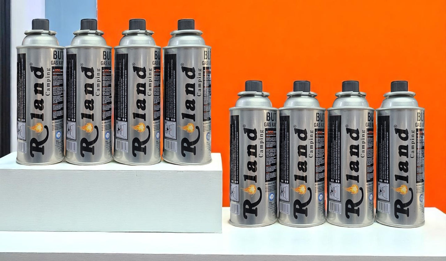 Butan Gaskartusche mit Ventil 227g 400ml / (MSF-1a) ( Menge frei Wählbar ab 4 er Pack) (Shov Bulsenbrenner gegen Aufpreis wählbar)