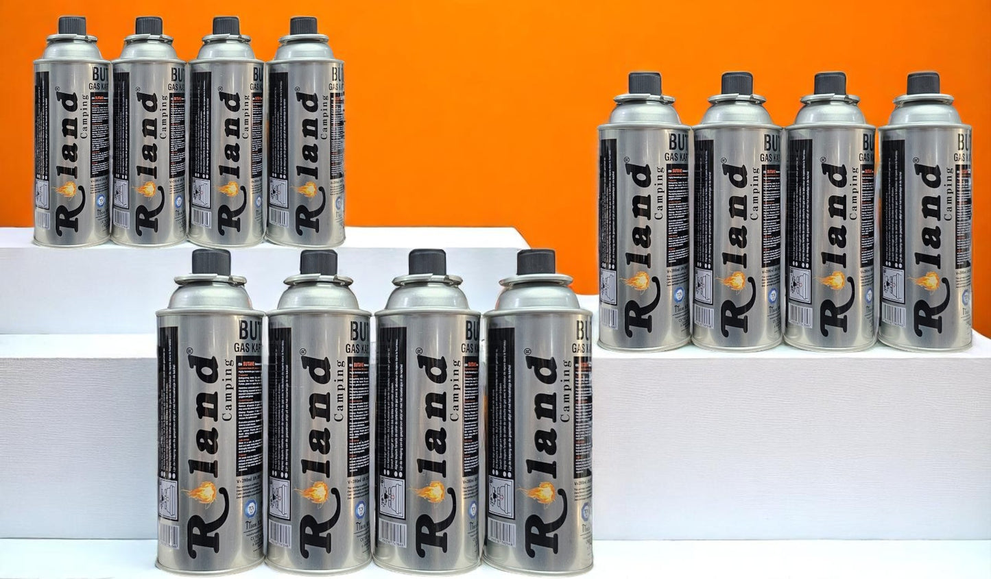 Butan Gaskartusche mit Ventil 227g 400ml / (MSF-1a) ( Menge frei Wählbar ab 4 er Pack) (Shov Bulsenbrenner gegen Aufpreis wählbar)