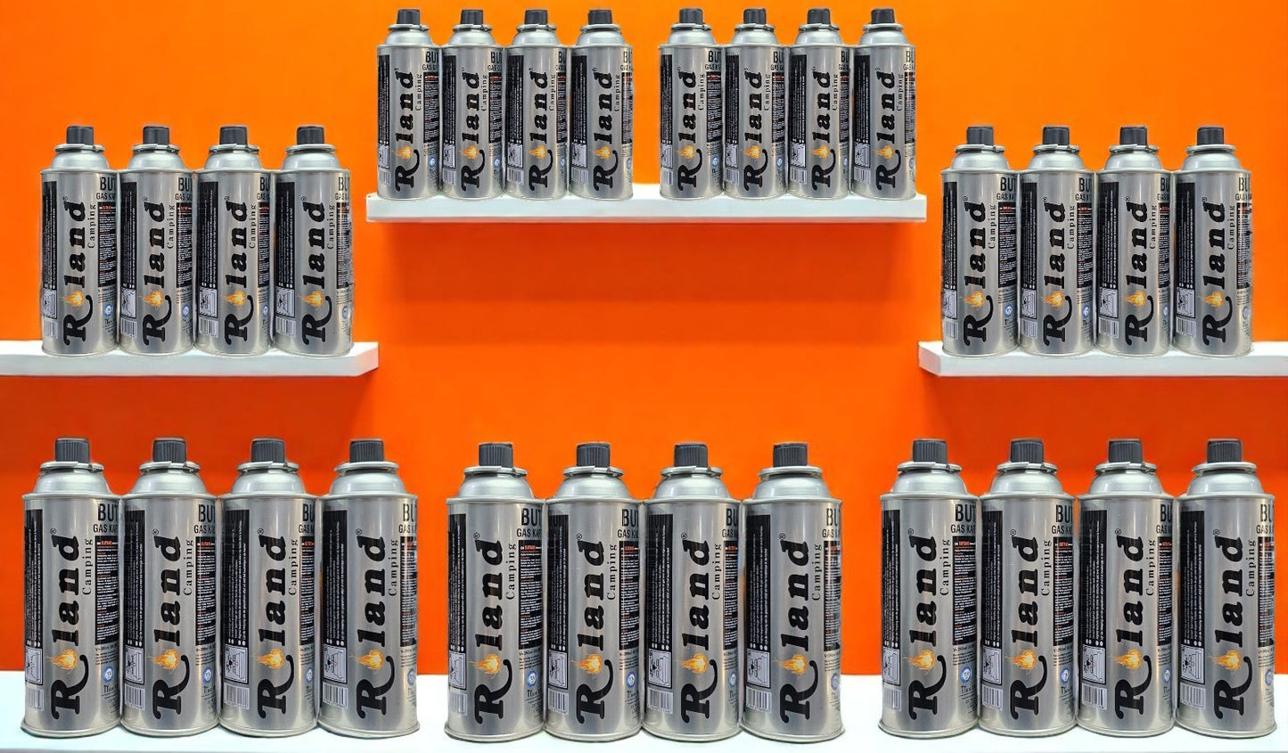 Butan Gaskartusche mit Ventil 227g 400ml / (MSF-1a) ( Menge frei Wählbar ab 4 er Pack) (Shov Bulsenbrenner gegen Aufpreis wählbar)