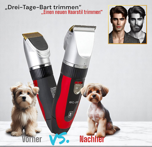 Ceramics RFC-208 elektrische Haarschneidemaschine mit Turbo-Sense-Technology und 4 Aufsätzen für 25 Schnittlängen drahtlos, (Kostenloser Versand)