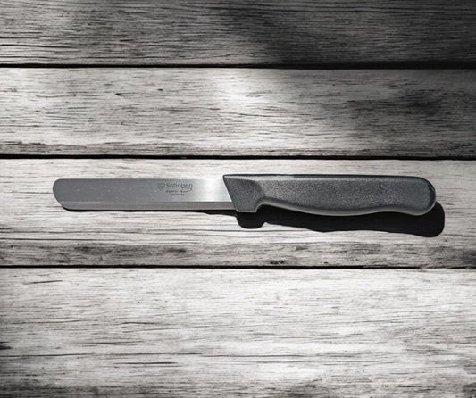 Solingen Wellenschliffmesser/Allzweckmesser/Campingmesser/Küchenmesser 4 er Set (Blau oder in Schwarz frei wählbar)